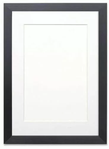 Black or White Photo Picture Frames with Quality Black , White or Ivory Mounts