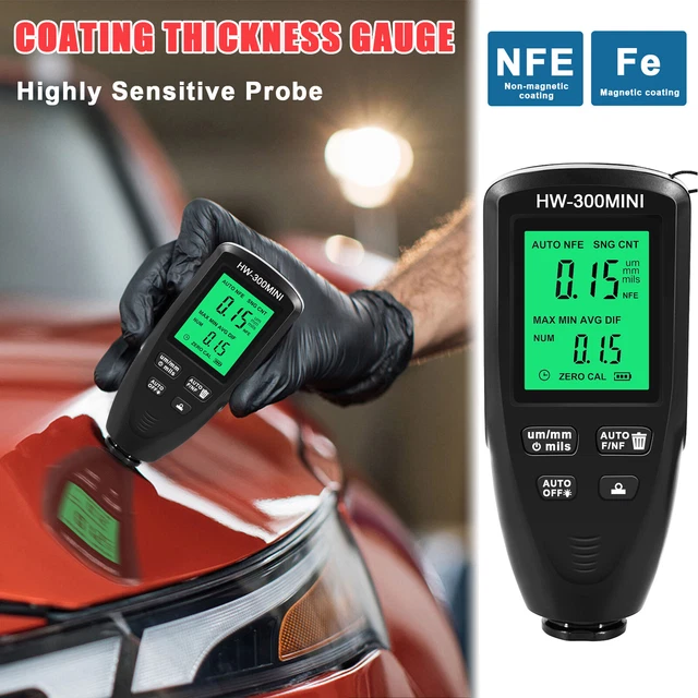PAINT THICKNESS GAUGE Car MIil Coating Thickness Meter for Used Car