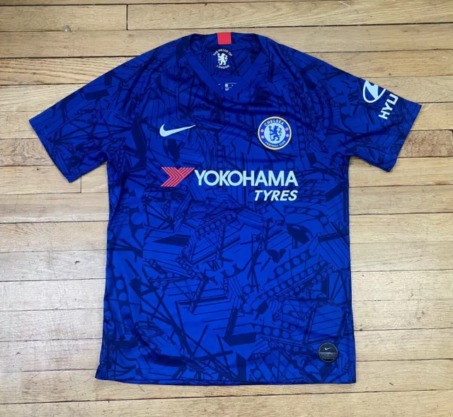 Chelsea Football Shirt Mens Medium Home 2019 2020 Blue Nike Dri Fit Kit Yokohama