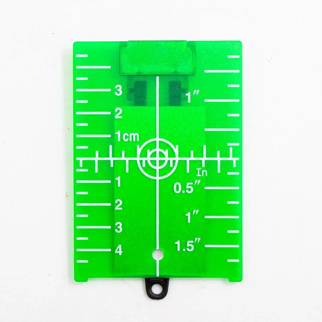 Laser Level Target Card Beam Distance Plate Magnetic Leveling Board Tool PaEL