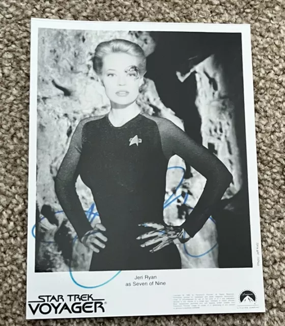 Jeri Ryan Signed Photograph - Star Trek  - Excellent Quality - Xmas Gift