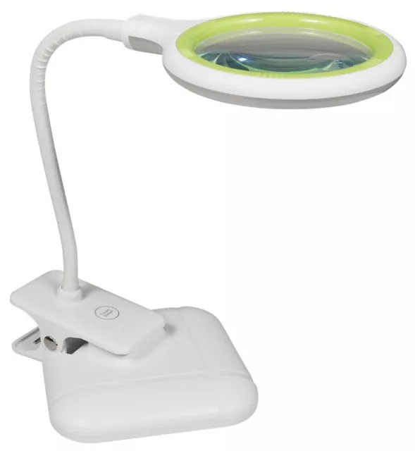 Lampe-loupe USB 36 LED avec support et pince de fixation - Mc Shine