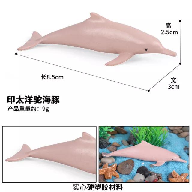 Indo-pacific Porpoise E Artificial Animal Model Marine Creature Decoration