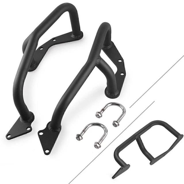 Highway Pedane Universali A Morsetto Per Barre Anti-caduta Da 3,2 Cm – Staffe Regolabili In Acciaio Cromato Per Moto Harley Davidson E Altre Marche