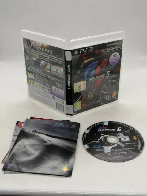 Gran turismo 5  SONY PLAYSTATION 1 2 3 ONE PS1 PS2 PS3 PSX pal ita italiano