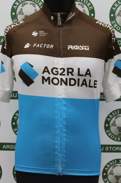 Maglia ciclismo bike AG2R ROSTI TG L V363 shirt maillot trikot jersey