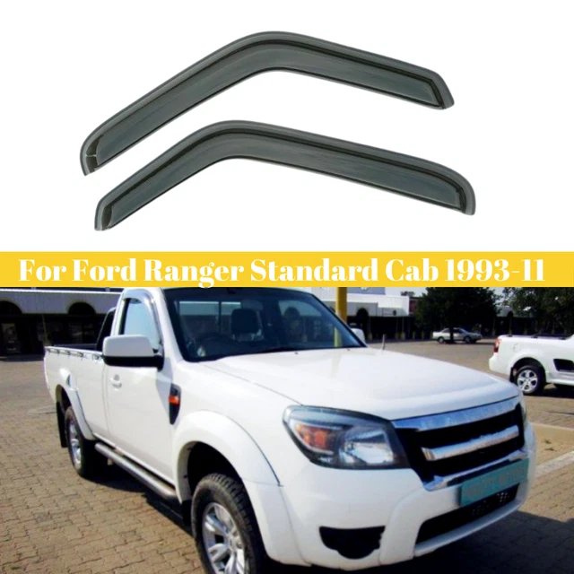 For Ford Ranger Standard Cab 1993-2011 In Channel Window Visors Rain Guard Vent