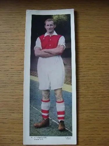 c1934-1936 Topical Times Panel Portrait: Arsenal - Crayston, W J [Full Colour].
