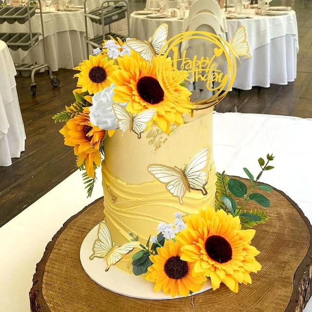 Guirlande Fleur ZIU Décorations De Tournesol 4 Pièces Guirlande De Tournesol Decoration Fleur