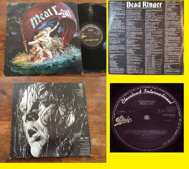 Meat Loaf, dead ringer 1981, jim steinman / COMPLET 1ª EDIC ORG + ORG INNER, EXC