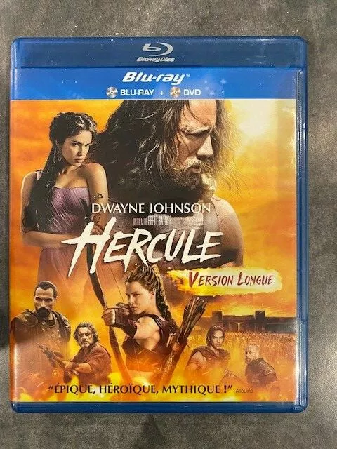 HERCULE film avec DWAYNE JOHNSON en VERSION LONGUE BLU RAY Zone B + DVD