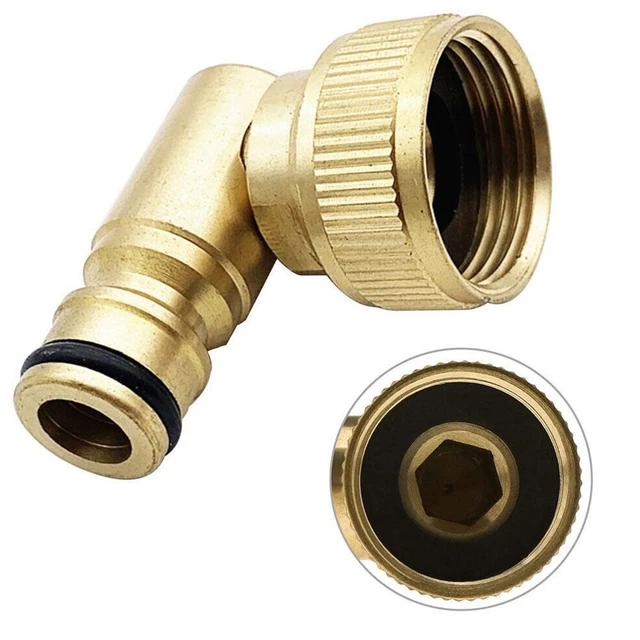 Codo giratorio duradero 3/4 pulgadas para grifos de enchufe Hoselock 1 pieza para pantalones