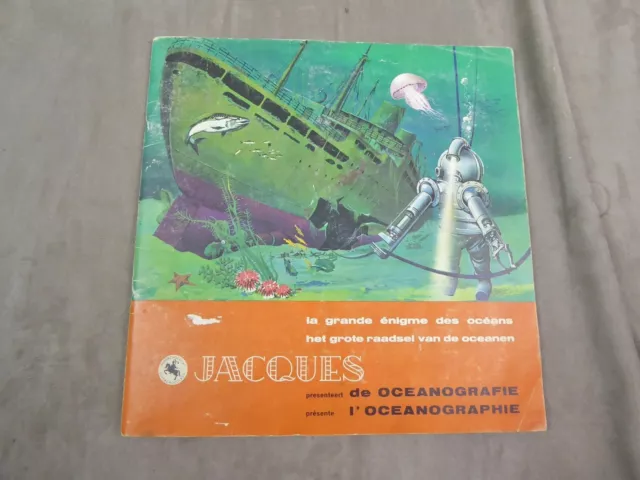 ALBUM de CHROMOS Superchocolat Jacques: L'OCEANOGRAPHIE.