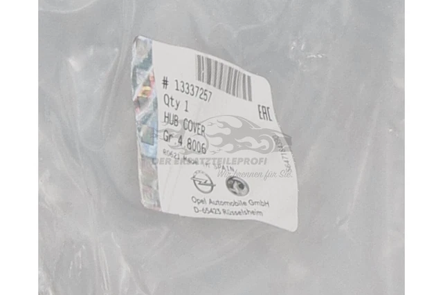 ORIGINAL RADKAPPE 16 Zoll für Opel Astra H Meriva B Zafira B 13337257 ...