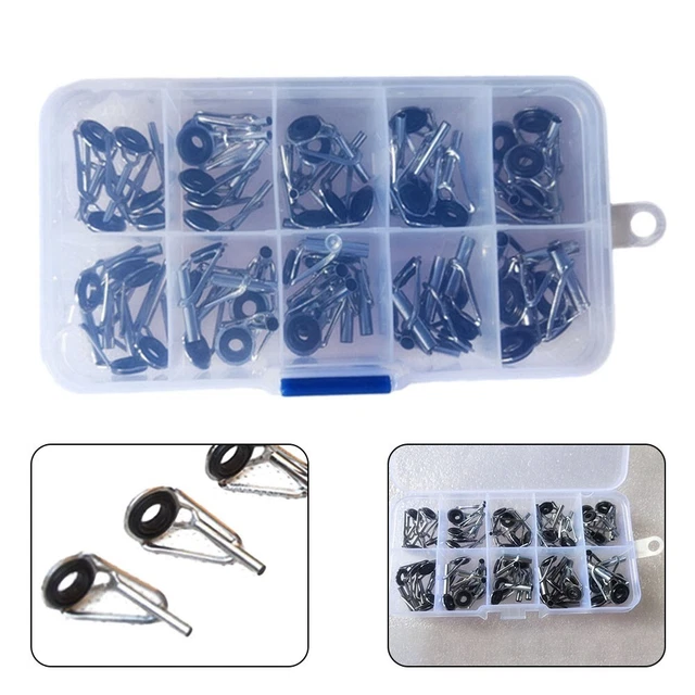 Kit riparazione occhi punta canna da pesca punta anello in ceramica punta 16 38 mm diametro