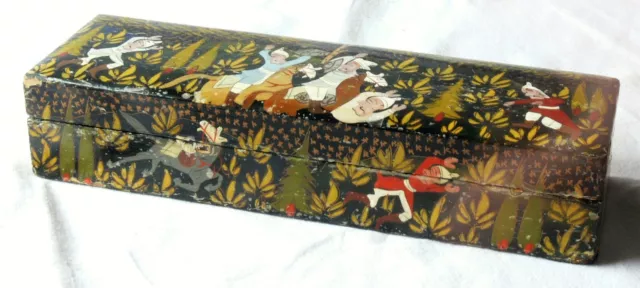 Painted Box, Probably Russian beautiful hand painting