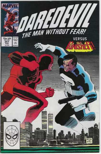 DAREDEVIL 257 VFNM 1988 JOHN ROMITA 1964 1st SERIES PUNISHER 10 CROSSOVER