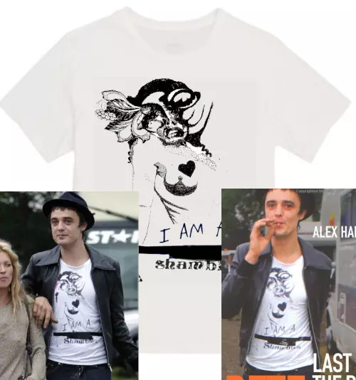 Pete Doherty t-shirt / the libertines babyshambles