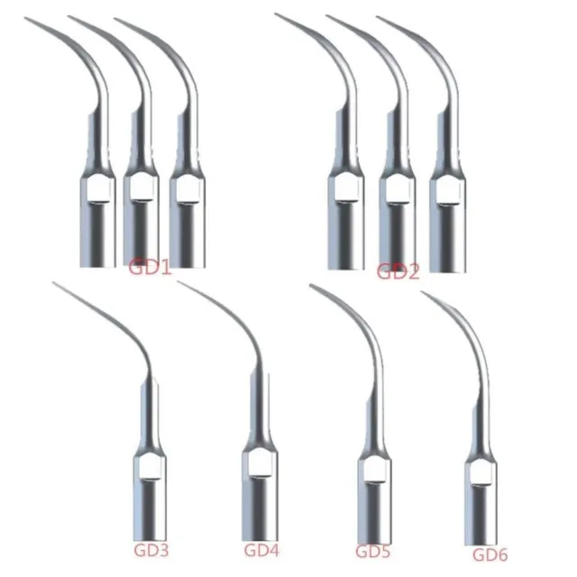 10x SKYSEA Dental Scaling Perio Tips Compatible w/ Ultrasonic Scaler SATELEC DTE