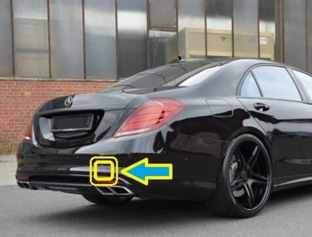 Original Mercedes w222 S65 L S Klasse Heckdeckel Obsidian schwarz komplett Heck