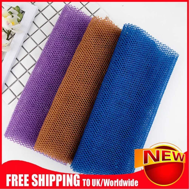 Red depuradora corporal portátil esponja africana de nailon para uso diario (multicolor)