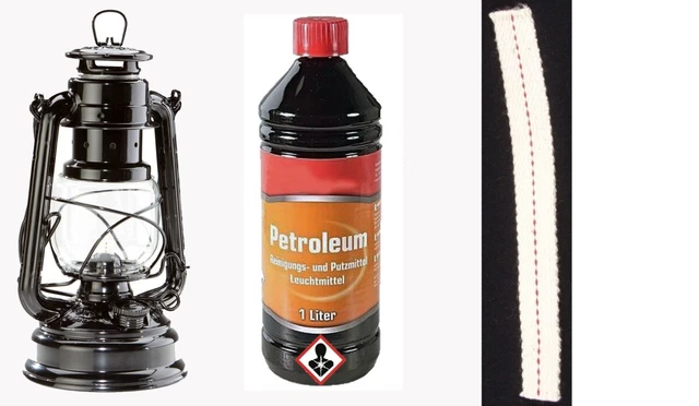 Lampe à pétrole, lanterne tempête Feuerhand, lanterne en