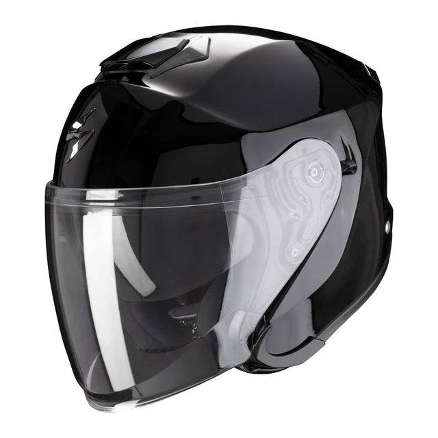 Casque STREET-DRAK KRULL SHARK Noir Brillant / Bleu - , Casque jet Casque STREET-DRAK KRULL SHARK Noir Brillant / Bleu - , Casque jet