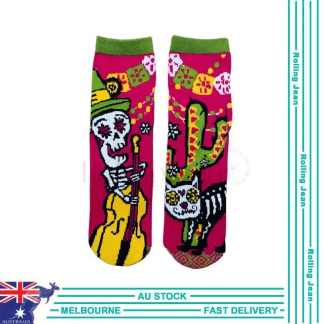 6 Pairs Unisex Novelty Socks Cotton Funny Sox Crazy Crew Fancy Happy Size 2-7