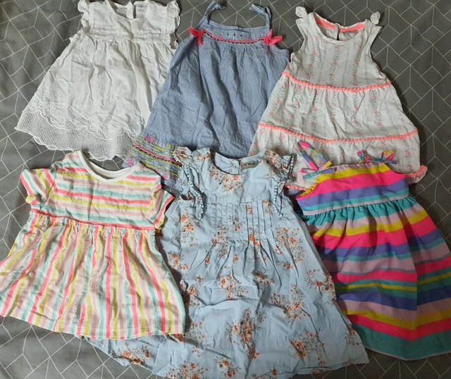 Baby Girls 12-18 Months Spring Summer Dress Bundle
