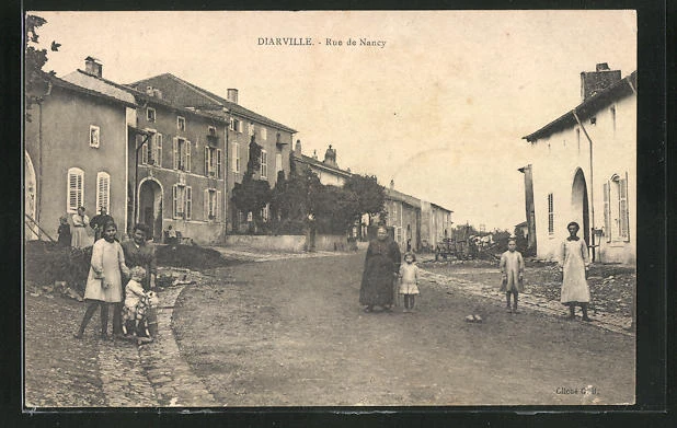 CPA Diarville, Rue de Nancy