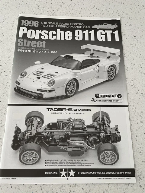 Kit Roulements Céramique FastEddy Tamiya 911 GT1 TA03R-S - Scellés, Qualité Pro