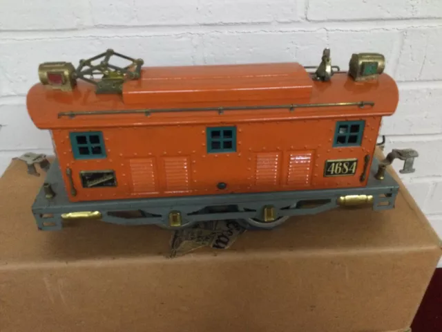 AMERICAN FLYER STANDARD ORANGE TRAIN SET W/ TRACKS BOOK 1930’s 3