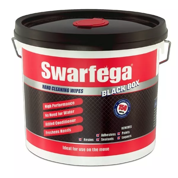 Black Box Heavy Duty Hand Wipes X150 SBB150W Swarfega Genuine Quality Product