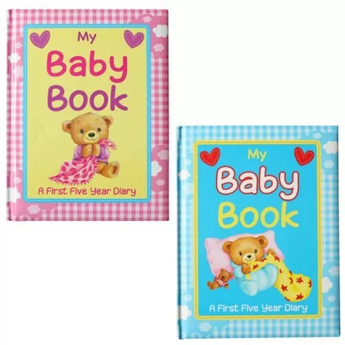 Bébé Enregistrement Livre Bébé Souvenir Journal Naissance À 5 Ans - Rose ou Bleu