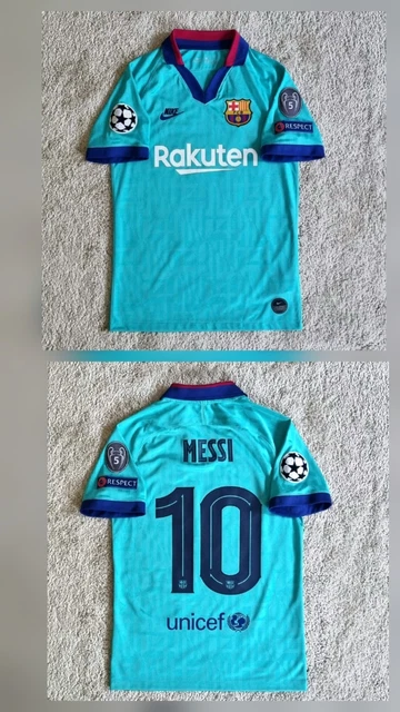 FC BARCELONA 2019/20. Talla S. MESSI. CHAMPIONS ORIGINAL