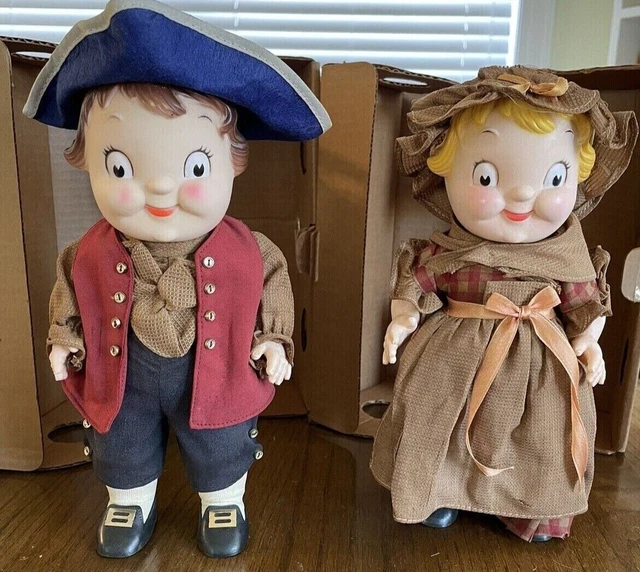 VINTAGE CAMPBELL'S SOUP Kids Colonial 1976 Bicentennial/Colonial Dolls