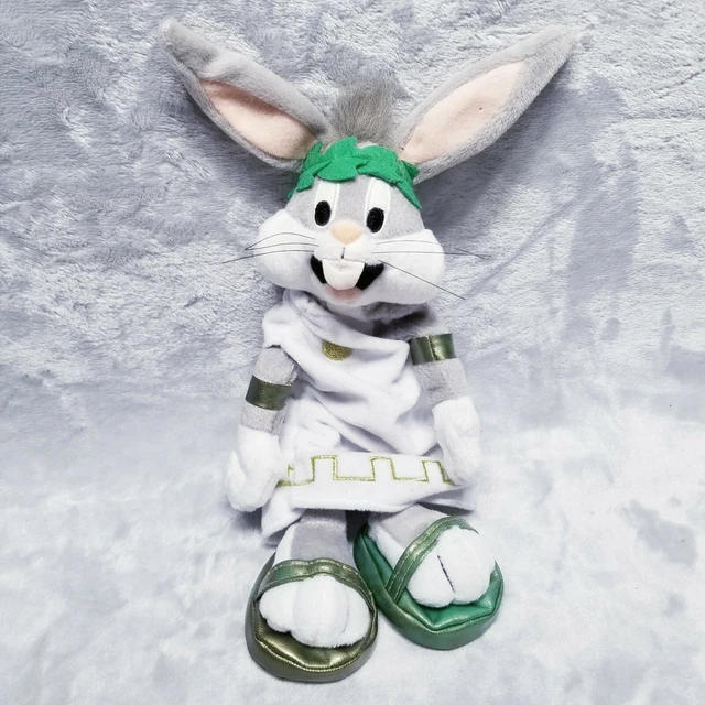 VINTAGE WARNER BROTHERS Las Vegas Bugs Bunny Roman Toga Plush Toy