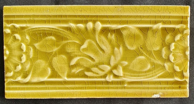 Arts & Crafts Tile. Mintons. C1905. 6 x 3.