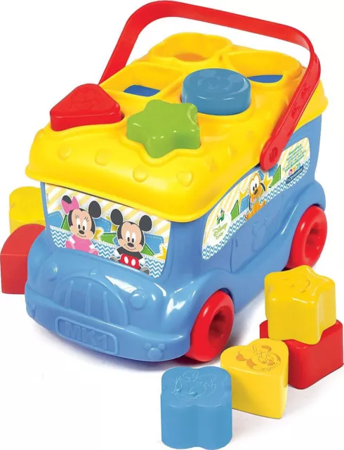 Disney Baby Sortierbus mit Baby Mickey Steckspiel Motorik Koordination ab 10 Mon