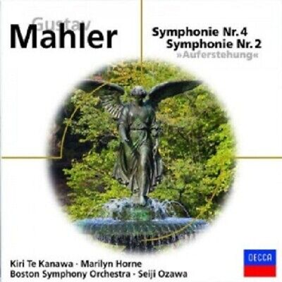 Te Kanawa/Bso/Ozawa/+ - Gustav Mahler-Sinfonien 2,4 (2 Cd)  13 Tracks  Neuf