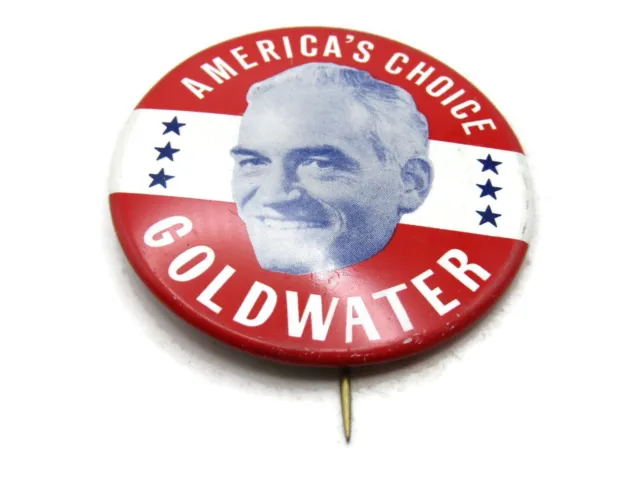 Goldwater Pin America's Scelta Rosso Sfondo Fondale