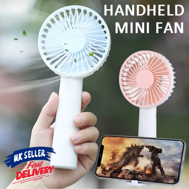 Hand held portable usb rechargeable air desk cooling 3 Speed mini cooler fan
