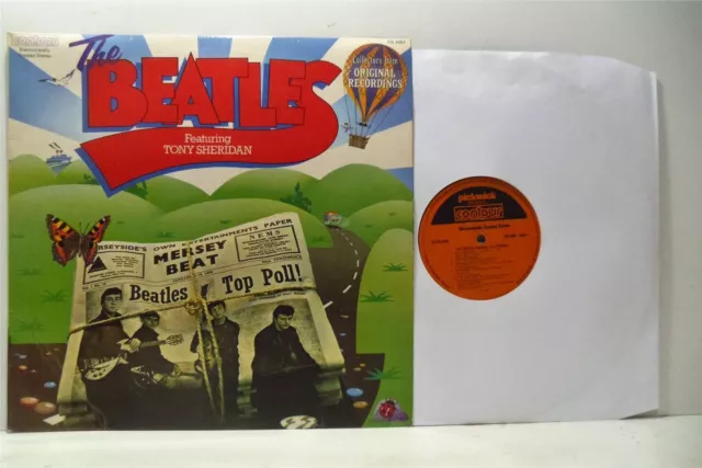THE BEATLES featuring Tony Sheridan LP EX/VG+, CN 2007, vinyl, compilation, 1976