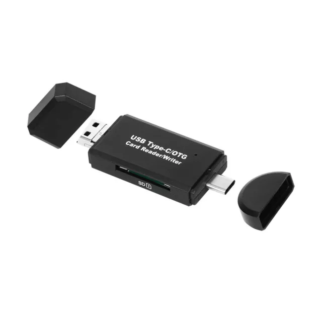 OTG USB 2.0 Typ-C SD TF Speicherkartenleser Micro Adapter Android iPhone PC 2