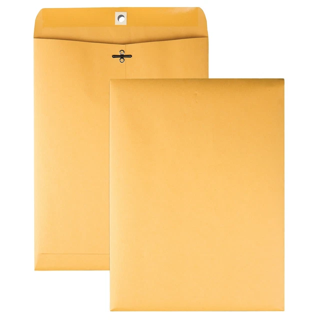 Clasp Envelopes, W/Dispenser Carton, 9"x12", 250/CT, Kraft