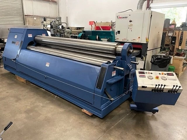 HELLER MG 10’ x 9/16” Four Roll Hydraulic Plate Bending Roll 1997’#GMT-3338
