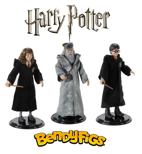 The Noble Collection – BendyFigs Harry Potter Quidditch – Figura Snodabile 16 Cm Con Base E Accessorio – Personaggi Ufficiali