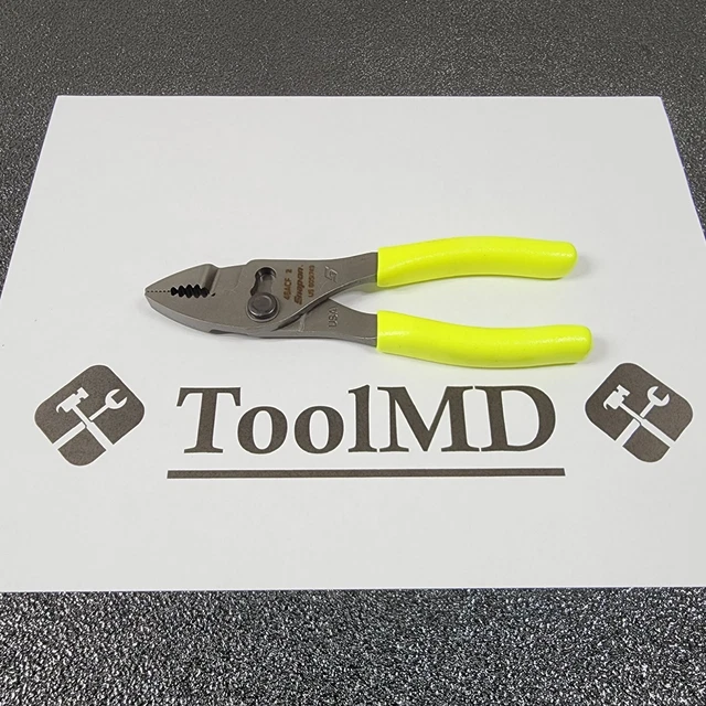 Snap-on Tools USA NEW HIGH-VIS 6" Talon Soft Grip Combo Slip-Joint Pliers 46ACF