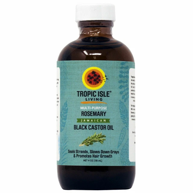 TROPIC ISLE LIVING Jamaican Black Castor Oil with Rosemary 4oz 15.54