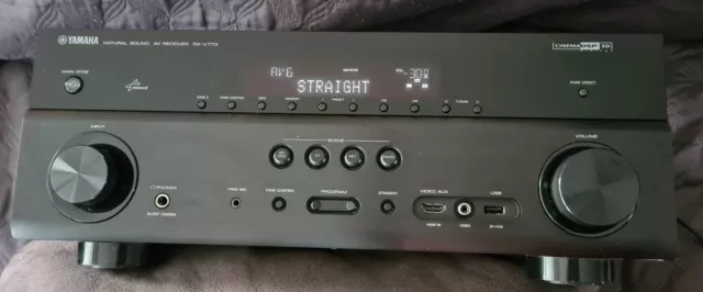 Yamaha RX-V773 AV Receiver, schwarz, Cinema DSP 3D, Natural Sound, Top Zustand